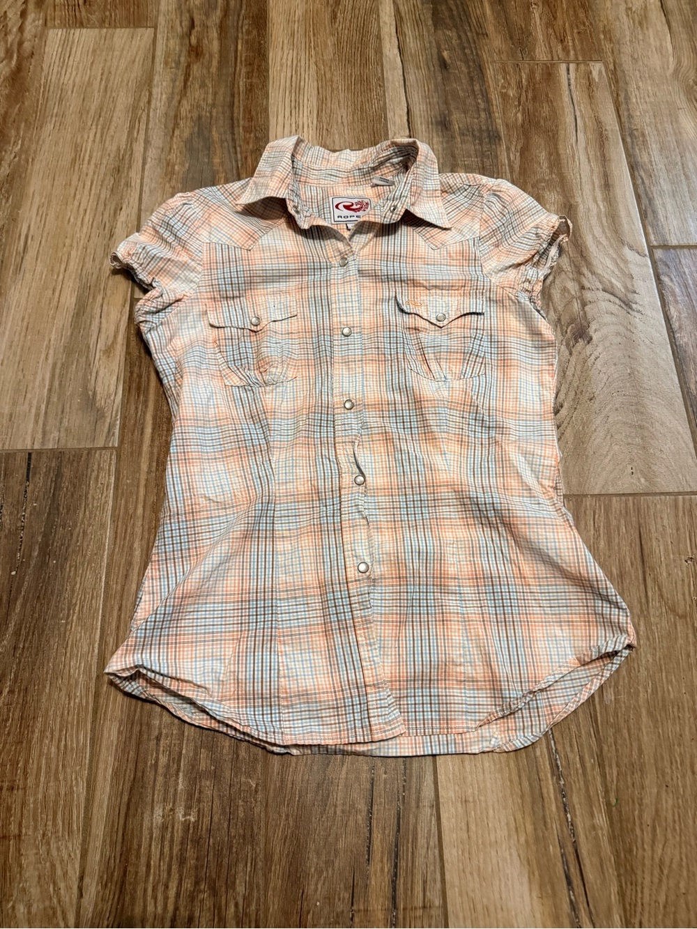 Ropers Plaid Pearl Snap Shirt